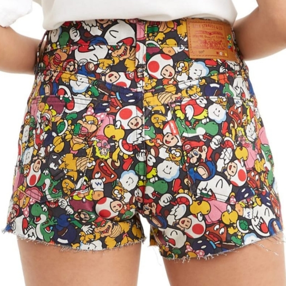 Short levis mario bros Clearance